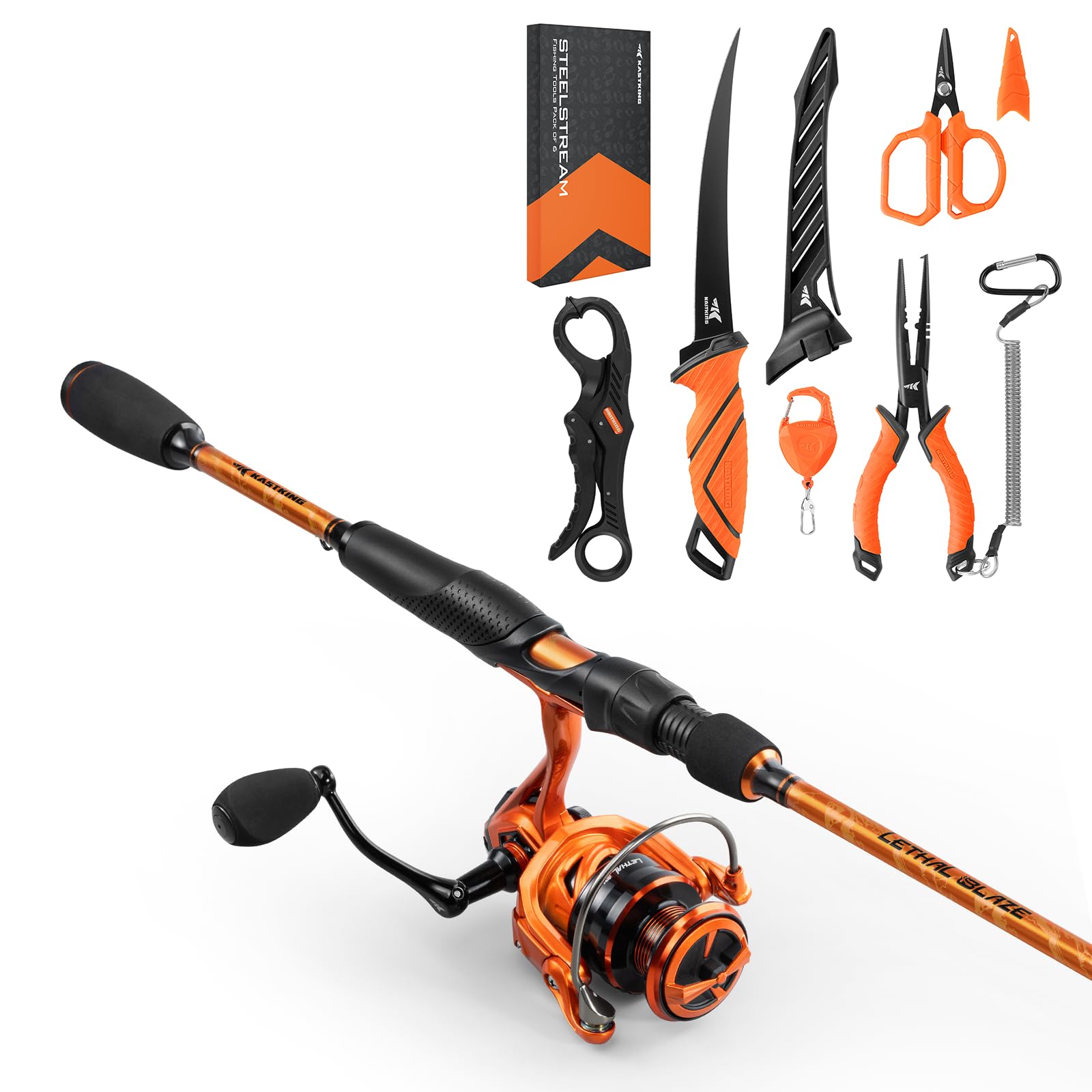 Amazon.com : KastKing Lethal Blaze Twin-tip Rod and Reel Combo